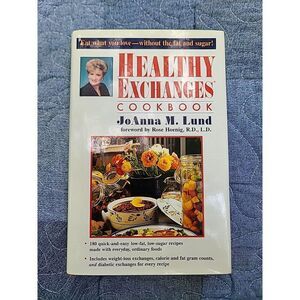 Healthy Exchanges Cookbook by Joanna Lund 1994 Recipes Food Diet Meal Planning